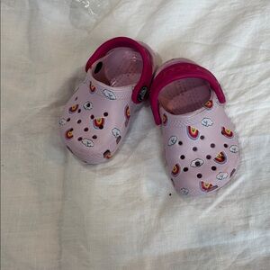Crocs Rainbow Print Crocs for Kids size 4